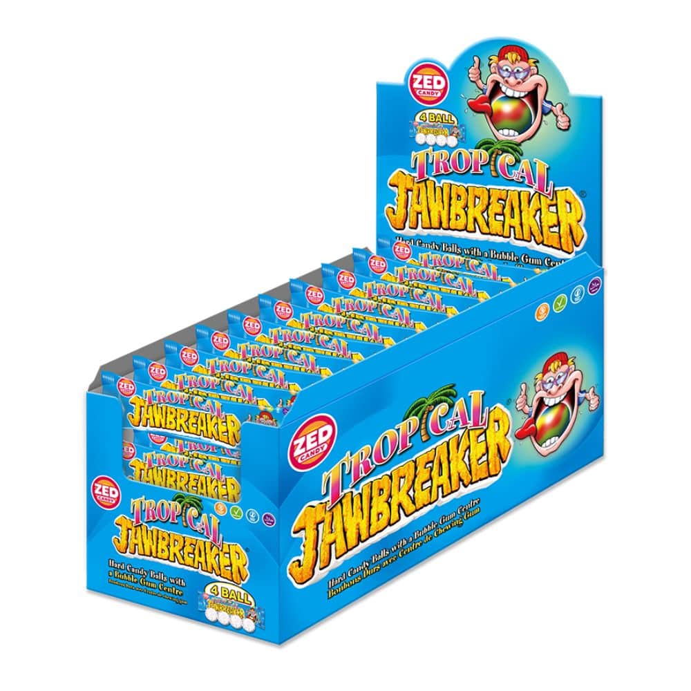 Jawbreakers Tropical 4 ball StarSweets