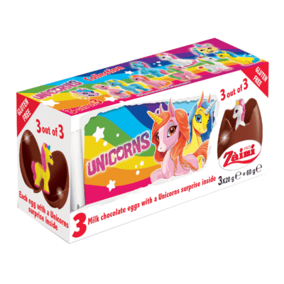 Chocolate Eggs Unicorn Tripack